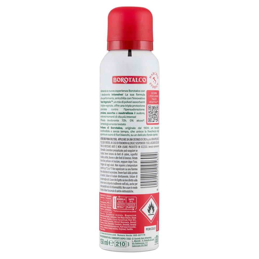 Borotalco Intensivo Profumo di Borotalco Deo Spray 150 ml
